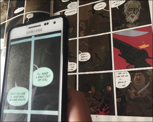 Comics ARchitected: Translating the Languages of Comics in AR